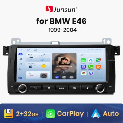 Android 14 Apple Carplay Autoradio GPS RDS WiFi Für BMW 3er E46 M3 Rover 75 MGZT - Bild 1 von 4