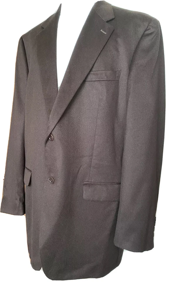Neiman Marcus Designers Collection Coat Blazers Men's Brown 100% Cashmere 44L - Image 1 of 4