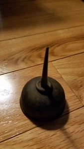 Vintage Antique Small Unbranded Thumb Press Oiler Oil Can - Picture 1 of 6