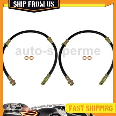 Kit de 2x manguera hidráulica de freno delantero First Stop para Mitsubishi Montero 2003-2006 Foto 1 de 4