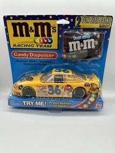 VINTAGE M&M'S COLLECTIBLE RACING TEAM CANDY DISPENSER NASCAR #36 NEW FREE SHIP - Picture 1 of 6