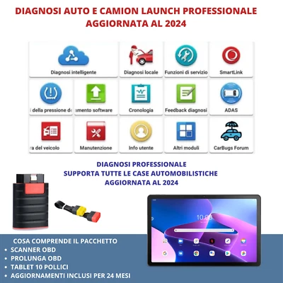 Diagnosi Auto LAUNCH X431 Pro Versione FULL 2025 2 anni di aggiornamenti inclusi - Image 1 of 4