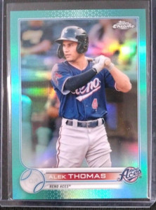 2022 Topps Pro Debut Chrome Alek Thomas Aqua 15/75 Refractor Rookie Diamondbacks