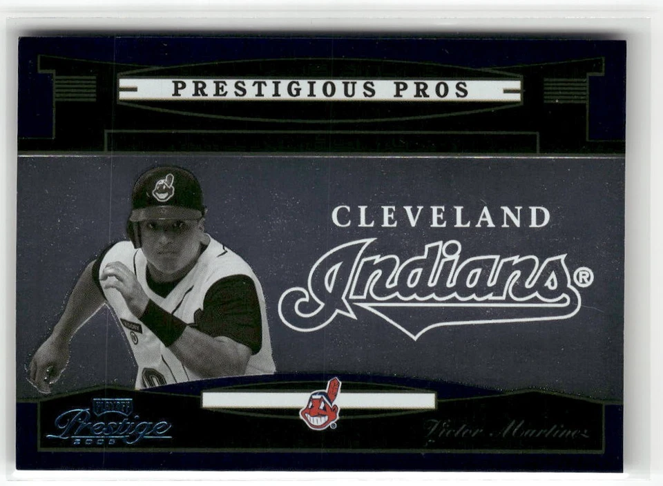 2005 Playoff Prestige #PP-41 Victor Martinez Prestigious Purple #/200 ☘️120 - Image 1 of 2