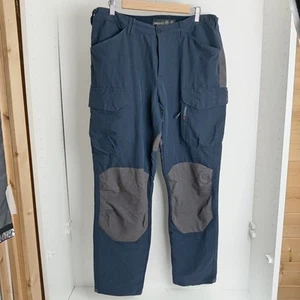 Musto Evolution Nanotex Cargo Work Trousers Blue Size W34 L31 Sailing - Picture 1 of 6