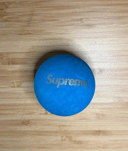 Supreme Sky Bounce Rubber Ball Blue w/ Gold Text (2016) PROMO vintage bouncy - Picture 1 of 5