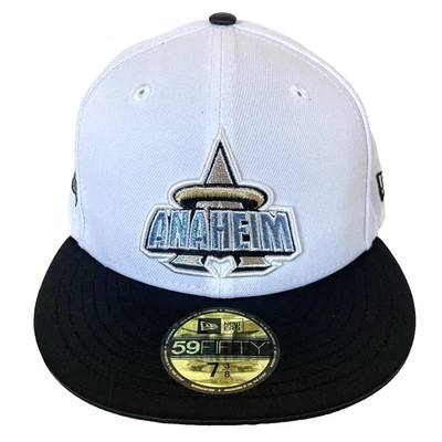 Anaheim Angels 40th Season Patch 59Fifty New Era MLB Fitted Size 7 3/8 Cap Hat - Image 1 of 4