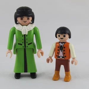 PLAYMOBIL Woman Lady of The West Diligence And Boy Famobil Click Geobra Vintage - Picture 1 of 2