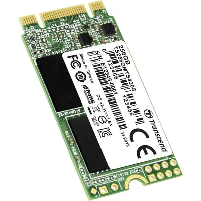 Transcend 430S 256 GB SSD interne SATA M.2 2242 M.2 SATA 6 Gb/s au détail - Photo 1/3