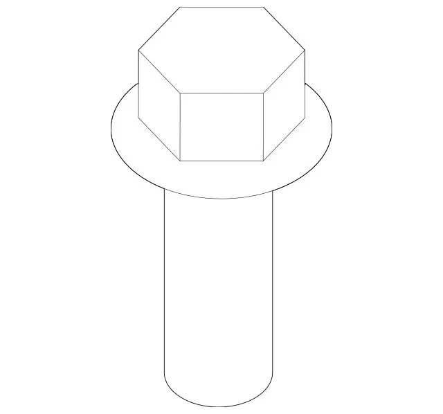 Cubierta de parachoques original Mercedes-Benz perno inferior 304017-006020 Foto 1 de 1