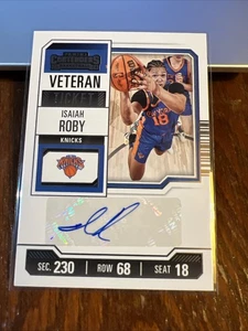 Isaiah Roby 2023-24 Panini Contenders Veteran Ticket Auto Retail #VTR-IRK Auto - Picture 1 of 6