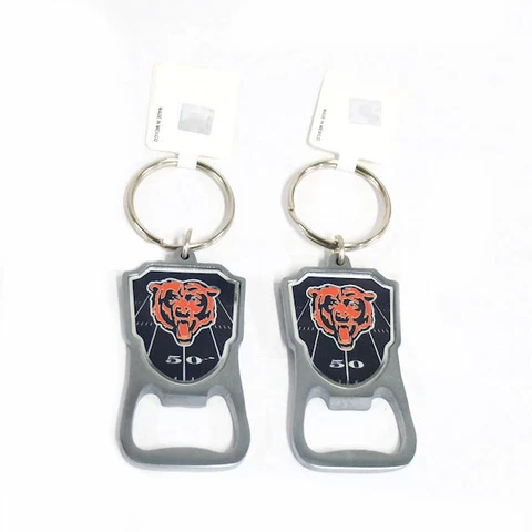 NFL Chicago Bears Keychain with Bottle Opener, Set of 2 Cover