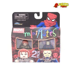 Marvel Minimates Series 34 Black Queen Jean Grey & Hellfire Club Guard - Picture 1 of 3