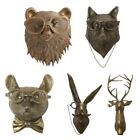 Collection Animal Head Ornament Bear Sculptures Crafts Ornament Animal Pendants