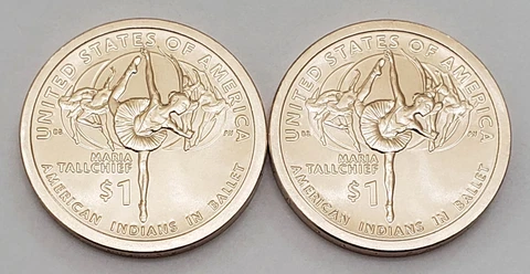 2023 P & D Sacagawea Dollar Set (2 Coins) *BU - UNCIRCULATED*  *FREE SHIPPING* Cover