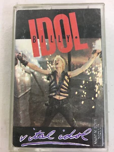 BILLY IDOL VITAL IDOL CASSETTE TAPE 1985 PAPER LABEL CHRYSALIS UK - Picture 1 of 4