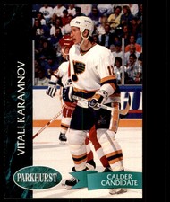 1992-93 PARKHURST VITALI KARAMNOV RC ST. LOUIS BLUES #387