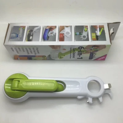 Dosenöffner 6in1 Sicherheitsdosenöffner ohne scharfe Kanten Multifunktionsöffner - Bild 1 von 3