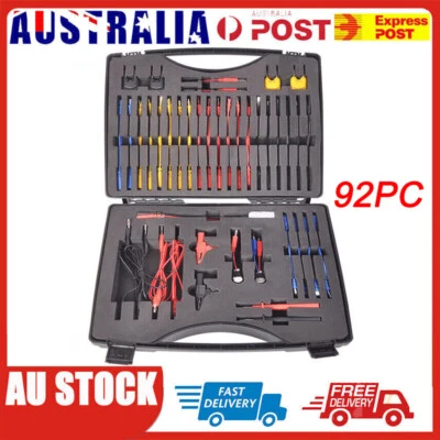 Multimeter Test Lead Kit Electrical Alligator Clip Test Probe Pen Tool Set 92PCS - image 1 of 4