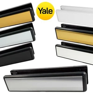 YALE 10" & 12" Door Letter Box Welseal Letterbox In & Out Set for uPVC & Wood - Picture 1 of 12