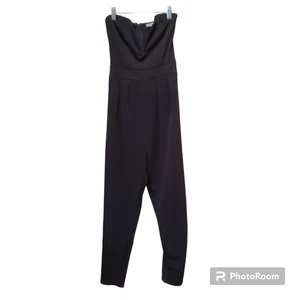 Charlotte Russe Women's Black Strapless Jumpsuit Size S - Picture 1 of 3