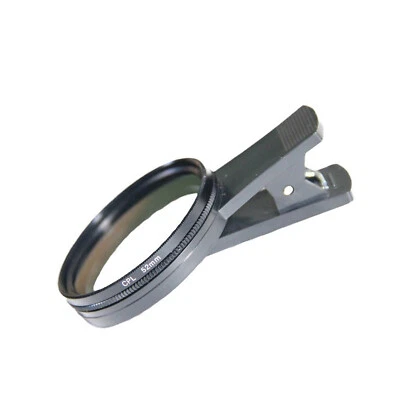 Clip-on 52mm CPL Filter Polarizing for Phone Universal Circular Polarizer Lens - Image 1 of 4