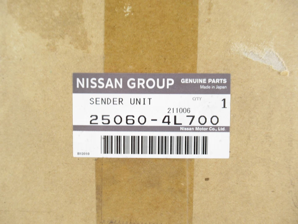 Unidad de envío de medidor de combustible genuina OEM Nissan 25060-4L700 1995-1999 Máxima Foto 1 de 4