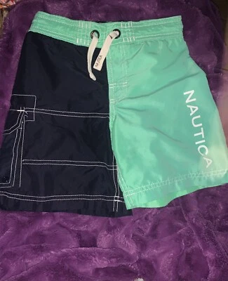 Traje de baño azul náutica para niños talla S 4 ¡BONITO!  Foto 1 de 4