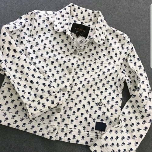 Cappotto Jean Jacket Coach Badlands Fiore Floreale XS