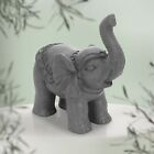 Estatua de elefante escultura decorativa de jardín estilo oriental gris de MGO