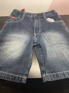 VTG Southpole Shorts Youth 6 Blue Denim Jorts Inseam Baggy Skater Y2K Boys - Picture 1 of 4