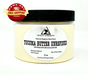 TUCUMA BUTTER UNREFINED ORGANIC by H&B Oils Center VIRGIN NATURAL RAW PURE 24 OZ - Picture 1 of 13