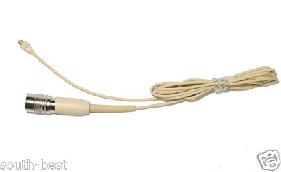 Hágalo usted mismo Audio Technica Hirose enchufe de 4 pines para auriculares desmontables micrófono de solapa 1,2 m Foto 1 de 4