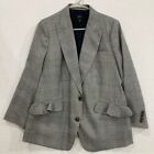 J. Crew Gray Plaid Ruffle Pocket Business/Office Wool Blazer size 12