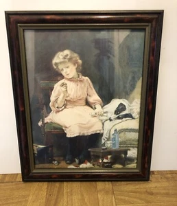 DRUCK MIT DEM TITEL NICHT VIEL FALSCH VON CHARLES BURTON BARBER GERAHMT SIEHE FOTOS - Bild 1 von 3
