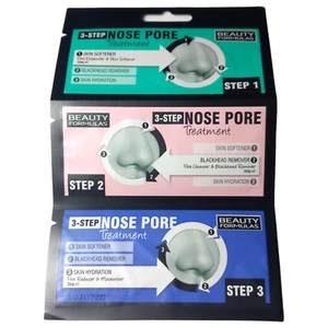 Beauty Formulas 3-Step Nose Pore Treatment Sachet - Picture 1 of 24