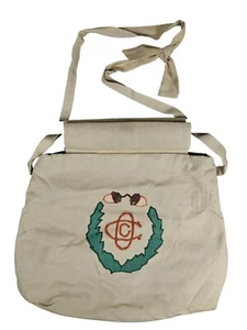 Vintage Oakmont CC Embroidered Golf Tote Bag Wooden Handle Adjustable Strap - Picture 1 of 8