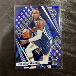2023-24 Panini Phoenix #112 Jonathan Kuminga Blue Cracked Ice - Golden State - Picture 1 of 2