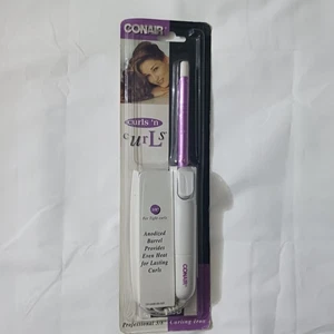 Conair Curls N Curls 3/8" Professional Curling Iron Model CD14RBC Vintage Sealed - Picture 1 of 8