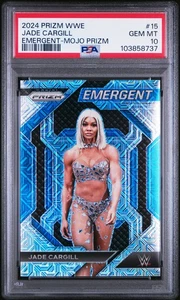 2024 Panini Prizm WWE Emergent Jade Cargill #15 Mojo PSA 10 - Picture 1 of 2