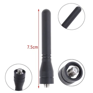 Vehicle Electronics For Baofeng Short Antenna SMA-F 10W 1pc 50 Ohms 7.5cm - Picture 1 of 7