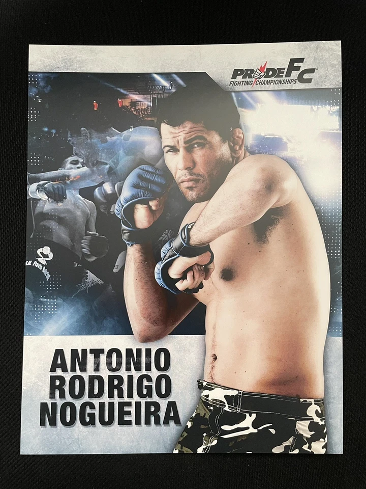 Foto promocional Pride FC sin firmar Antonio Rodrigo Nogueira rara UFC salón de la fama Foto 1 de 1