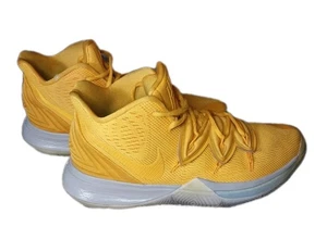 Nike Kyrie 5 Yellow Custom Basketball Shoes - Size 8.5 - Authentic PE - Picture 1 of 8