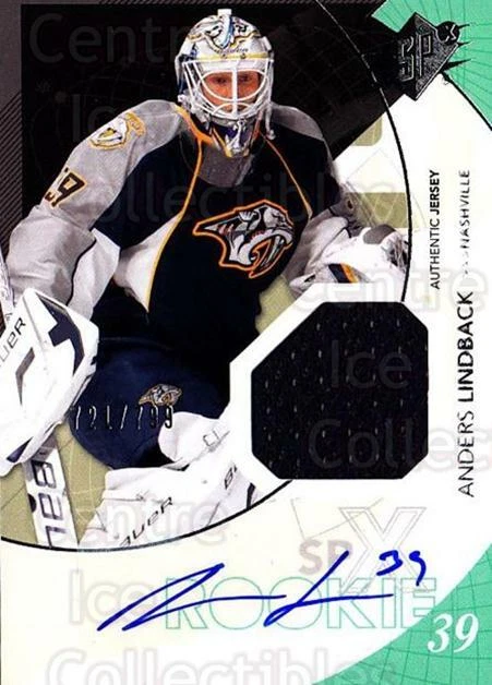 2010-11 Spx #174 Anders Lindback - Image 1 of 1