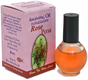 Anointing Oil Rose Jerusalem Holy And Land Israel Gift Holyland Blessing Sweet - Picture 1 of 3