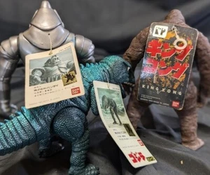 King Kong Mechani-Kong Gorosaurus (Bandai) 3 set with tag SoftVinyl Sofvi #6043 - Picture 1 of 10
