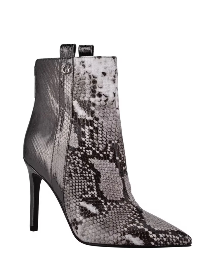 Botines Guess Baize para mujer serpiente imitación cuero talla 7,5 Foto 1 de 4