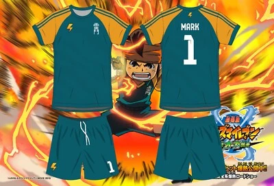Completo Mark Evans INAZUMA ELEVEN Raimon Nome Numero Personalizzabili Gratis
