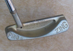 PING BRONZE CLASSIC SERIES ZING PUTTER 36 INCHES STRONG ARC REMAKE VERSION - Picture 1 of 7