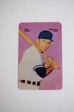 1952 Mother's Cookies PCL #36 TOM SAFFELL Hollywood Stars